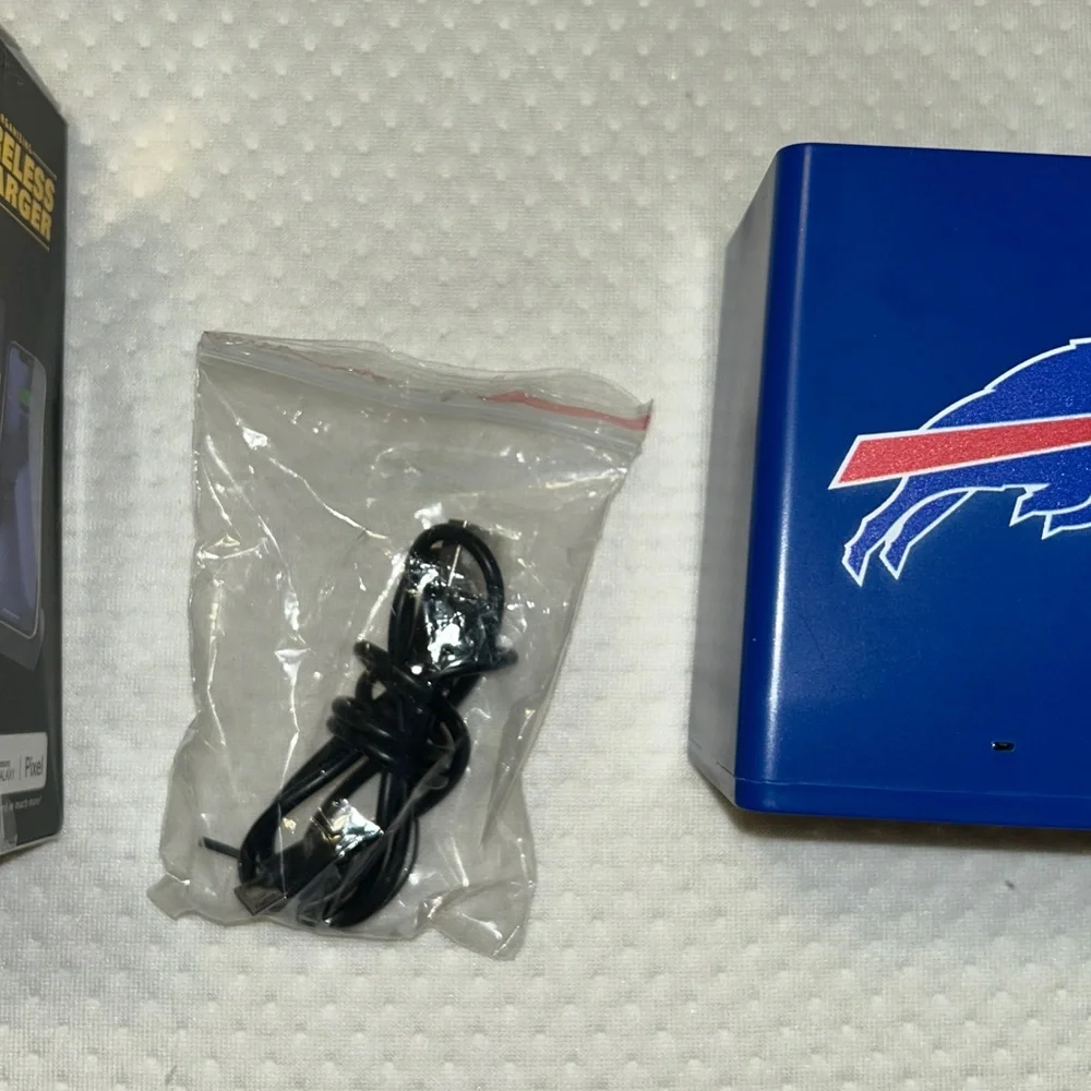 Buffalo Bills Blue and Red Charging Station